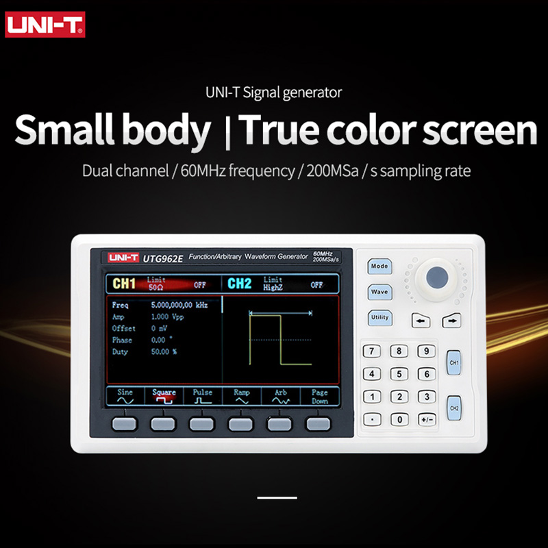 UNI-T UTG932E UTG962E Function - Dual Channel Arbitrary Waveform Function Generator 60Mhz 评论和价格