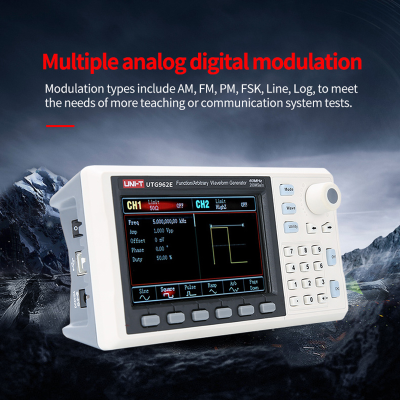 UNI-T UTG932E UTG962E Function - Dual Channel Arbitrary Waveform Function Generator 60Mhz 评论和价格